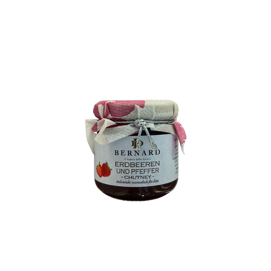 Bernard Chutney Erdbeeren und Pfeffer 100g